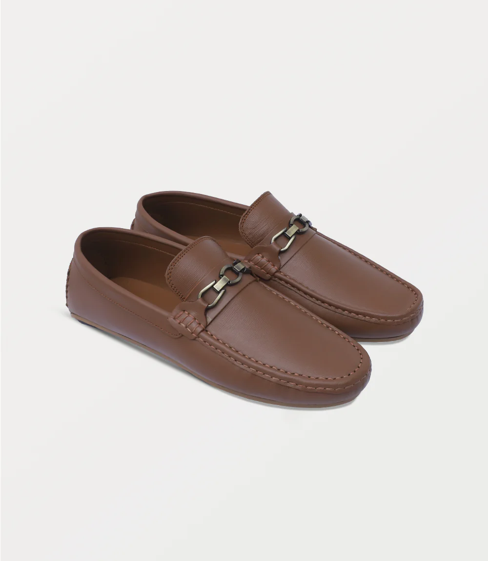 Men Moccasin-BROWN - Image 2