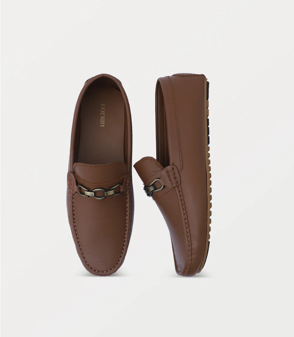Men Moccasin-BROWN - Image 4