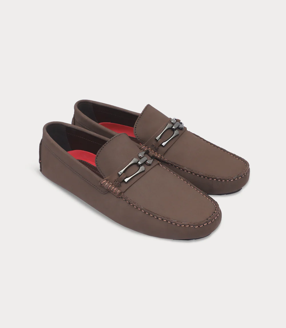 Men Moccasin-BROWN - Image 2