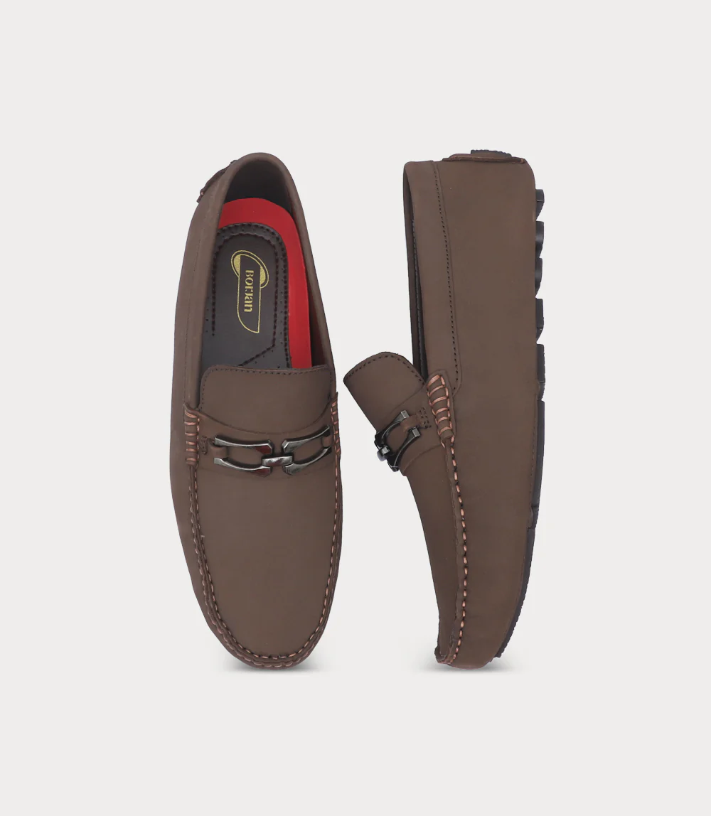 Men Moccasin-BROWN - Image 4