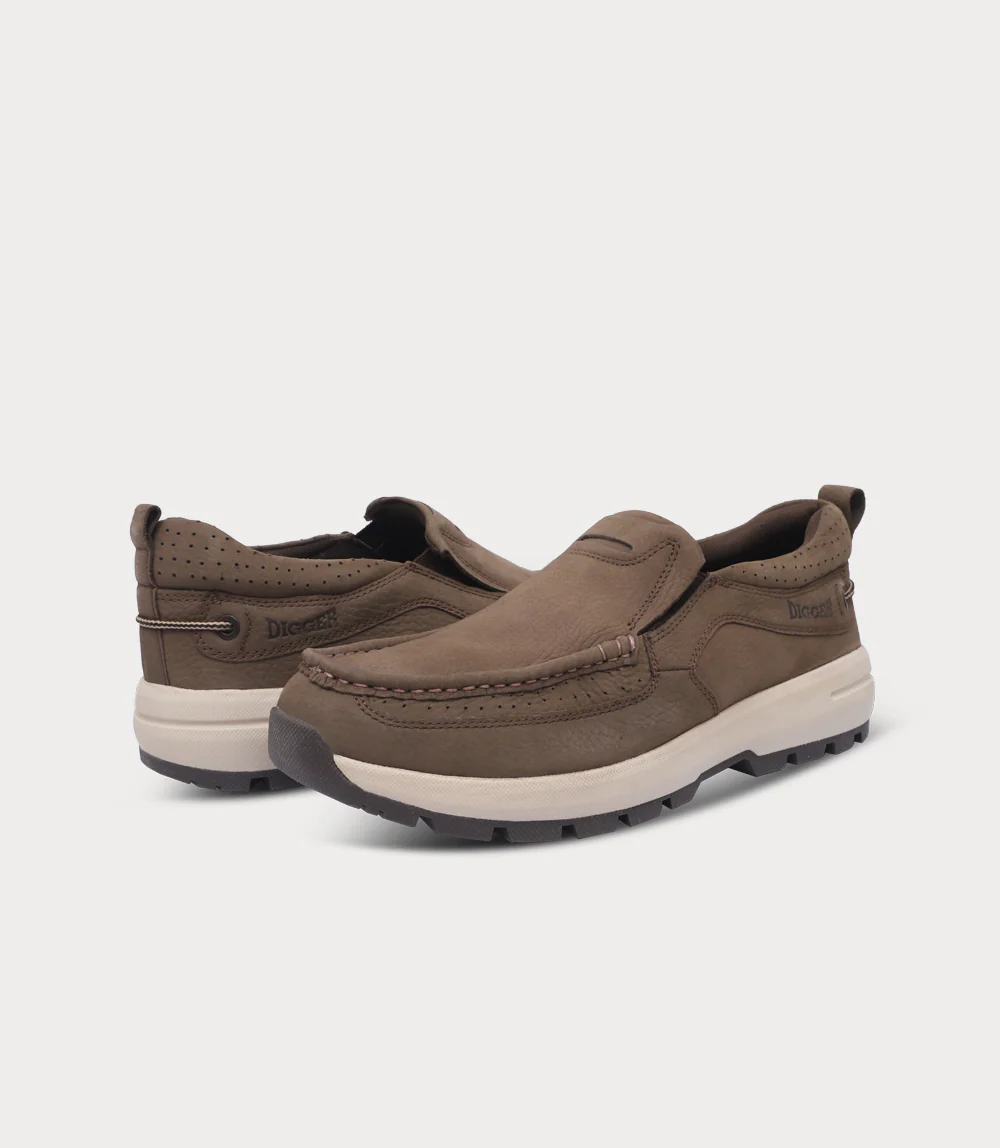 Men Slip On-BROWN - Image 3