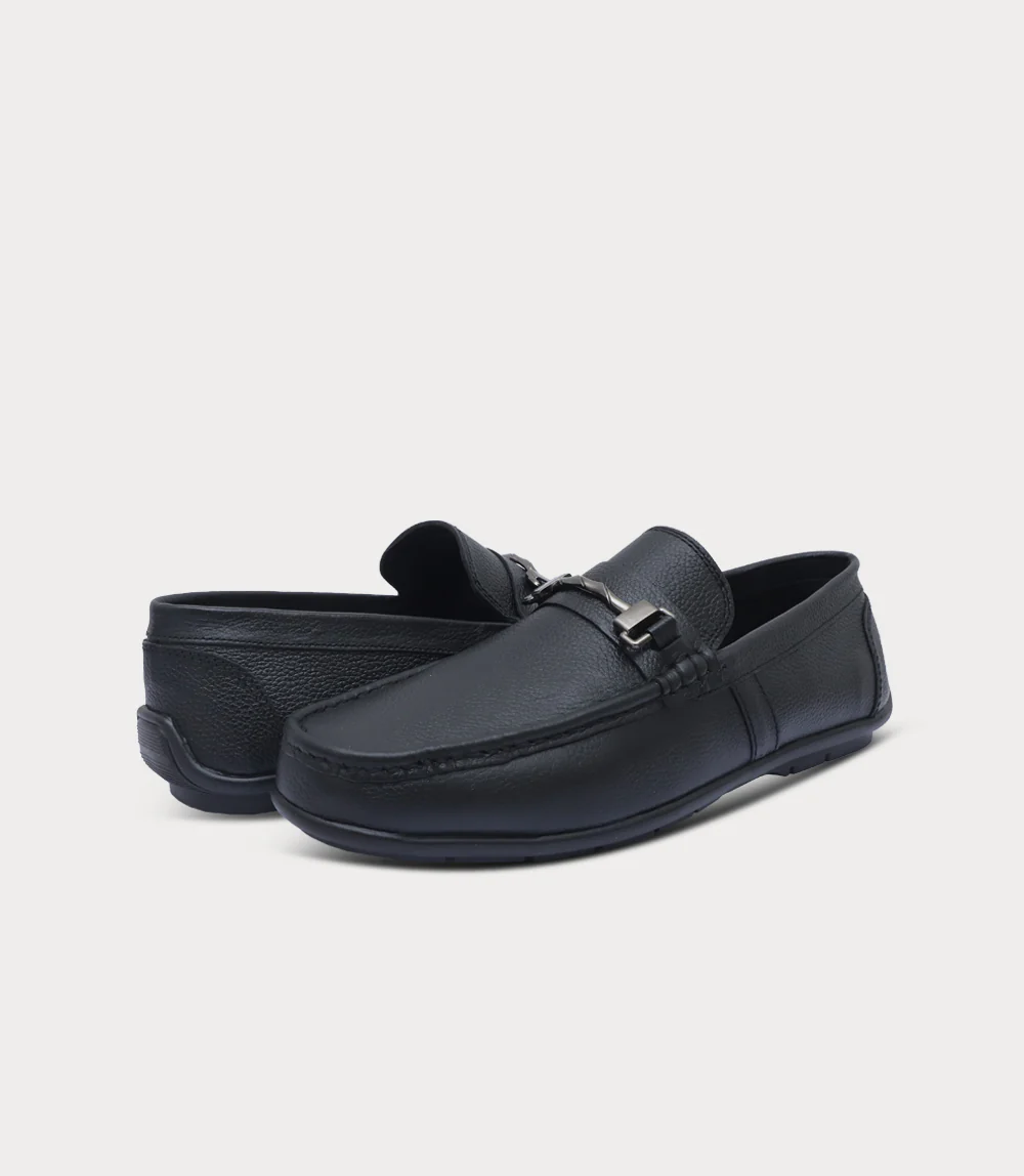 Men Moccasin-BLACK - Image 3