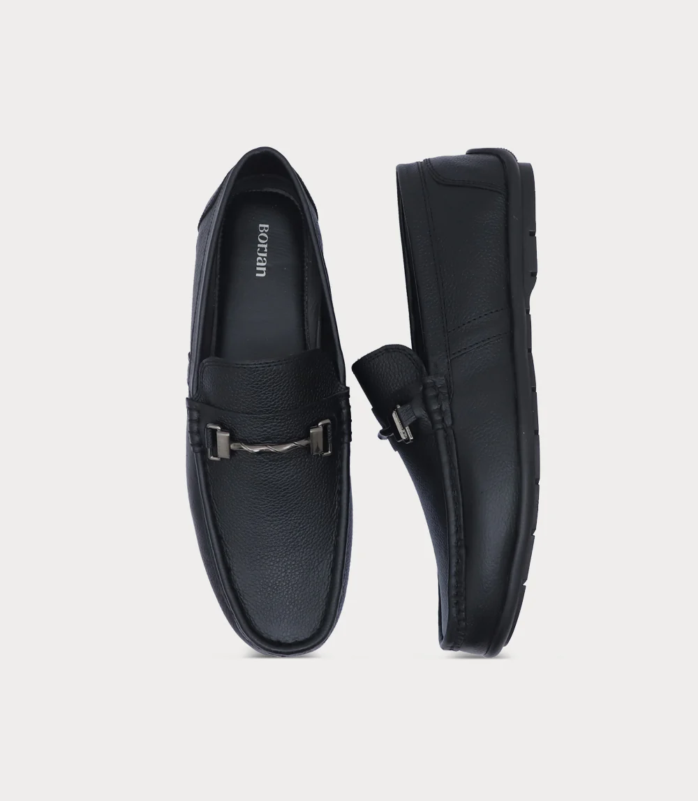 Men Moccasin-BLACK - Image 4