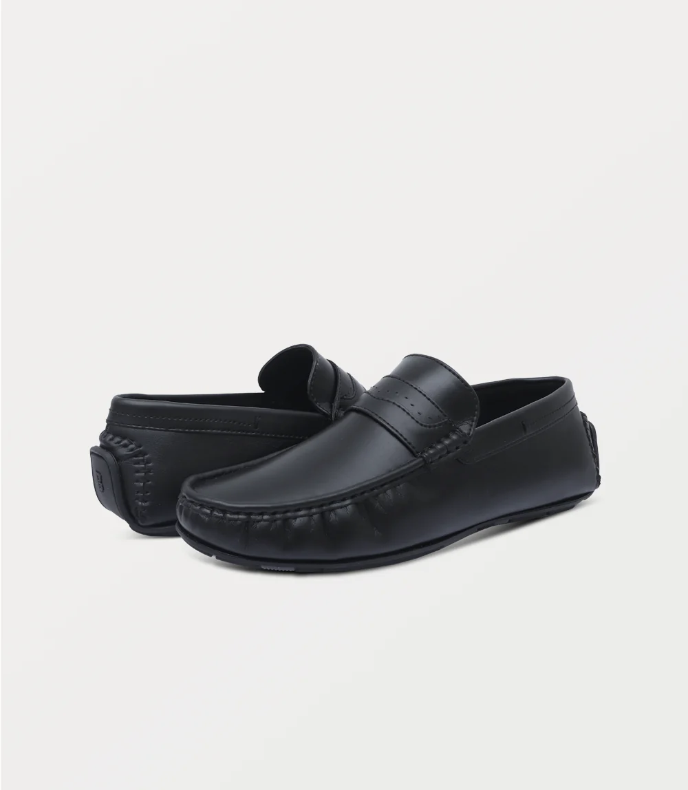 Men Moccasin-BLACK - Image 3