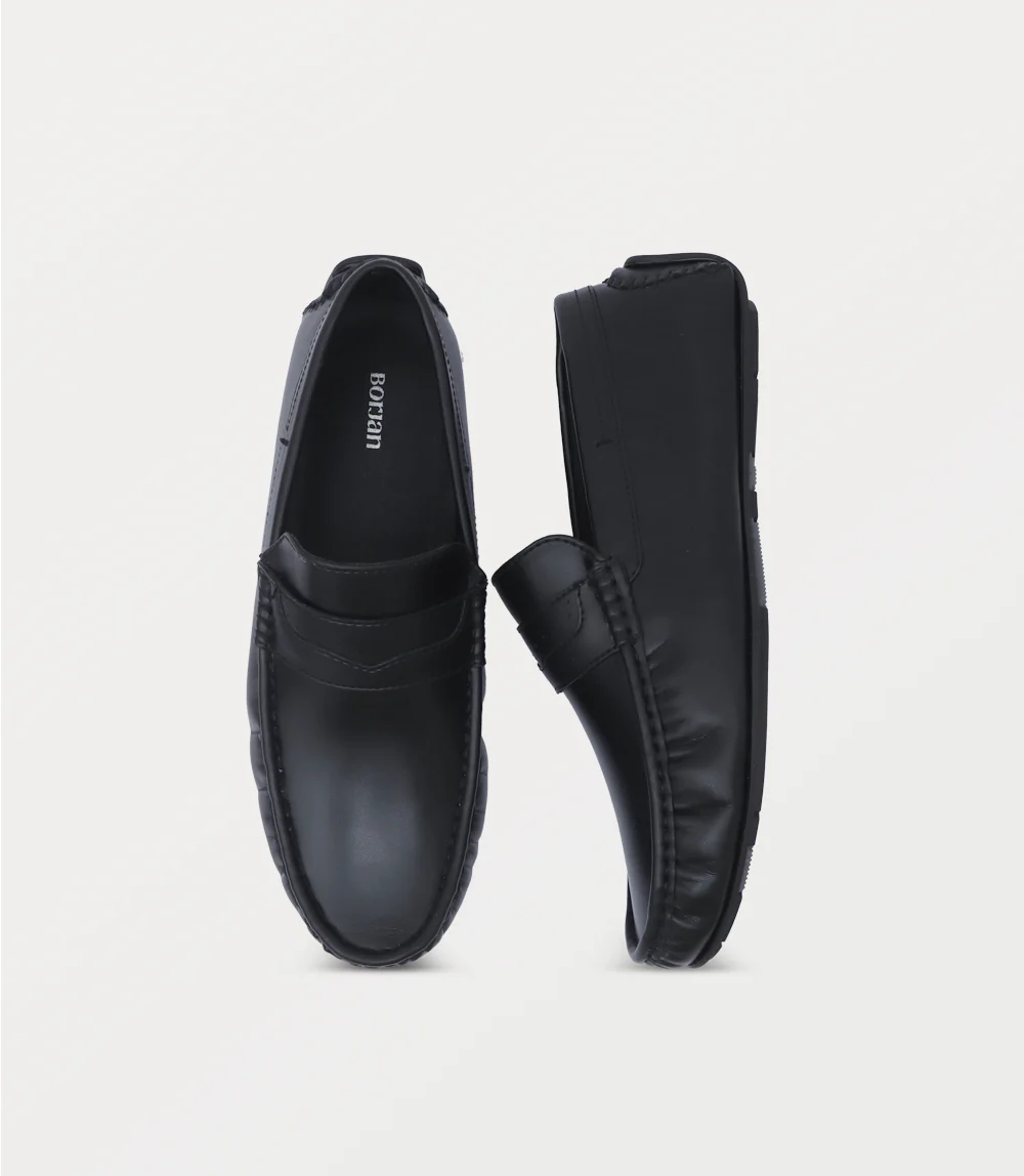 Men Moccasin-BLACK - Image 4