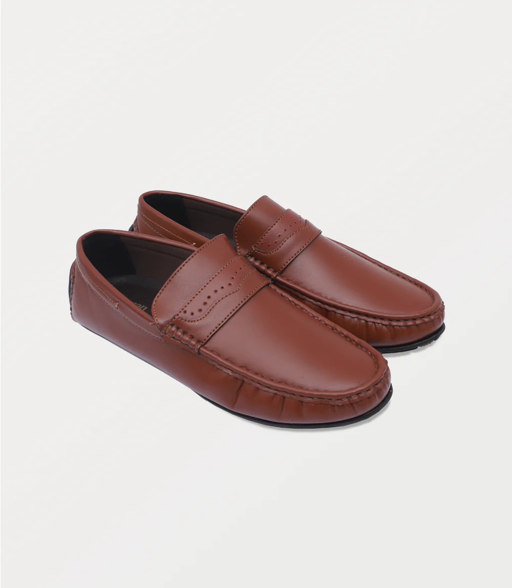 Men Moccasin-BROWN - Image 2