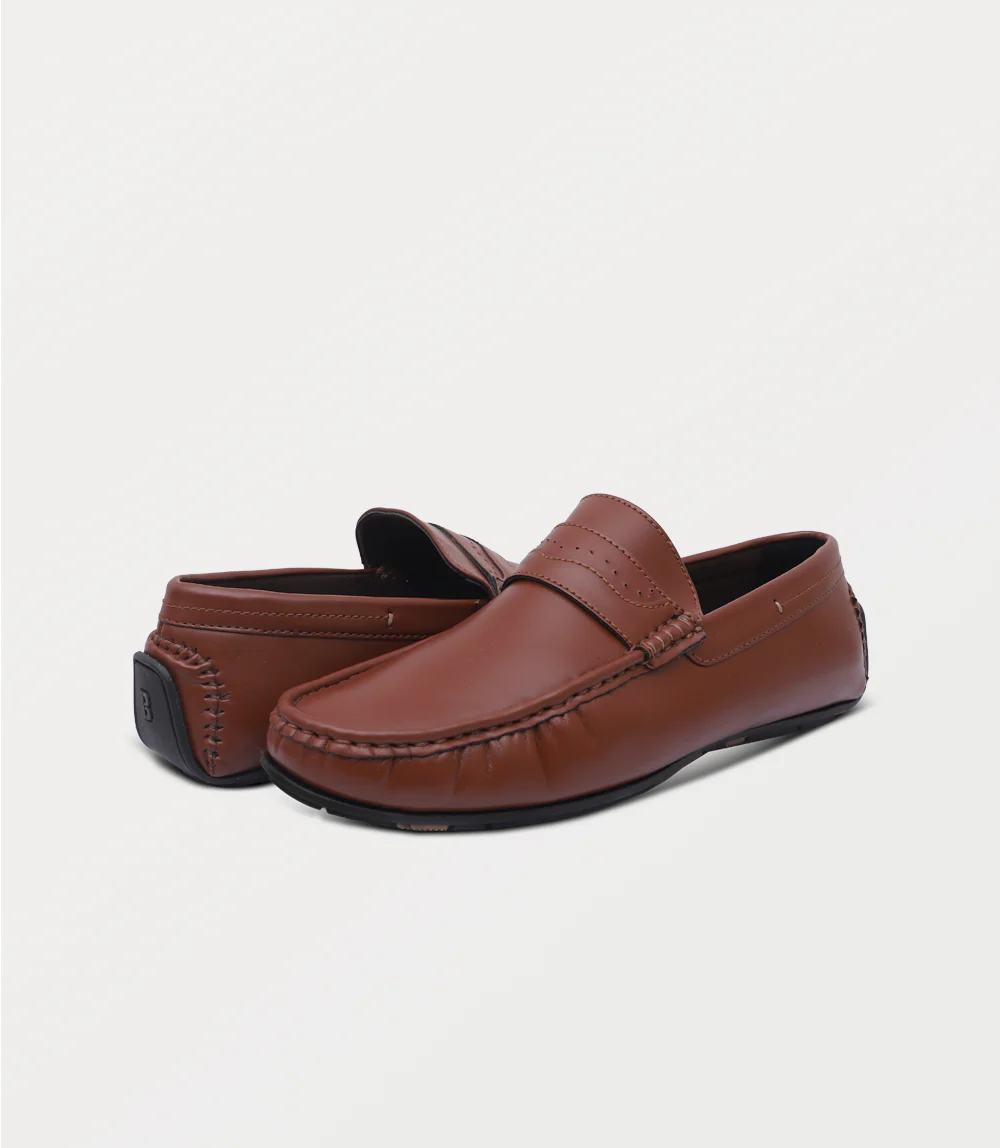 Men Moccasin-BROWN - Image 3