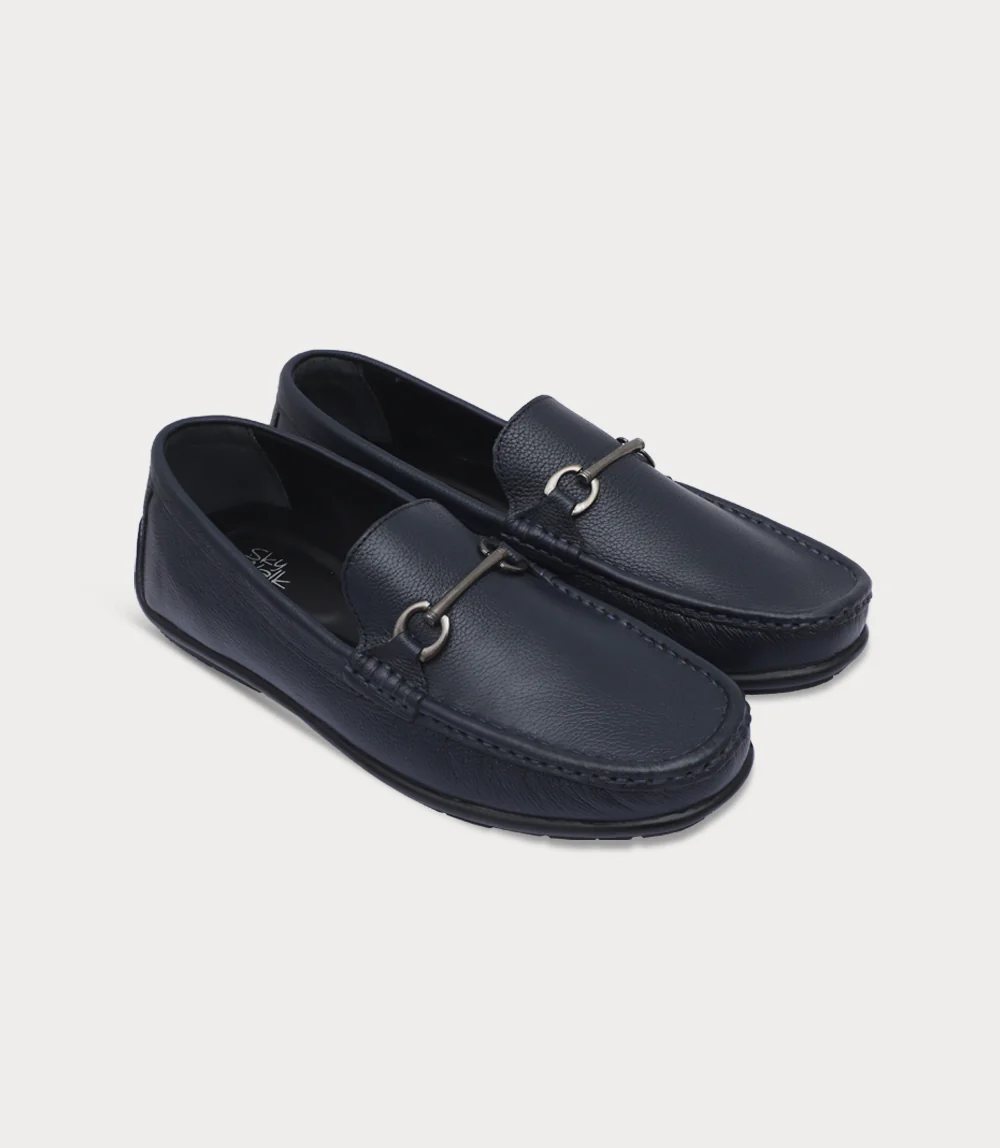 Men Moccasin-NAVY - Image 2