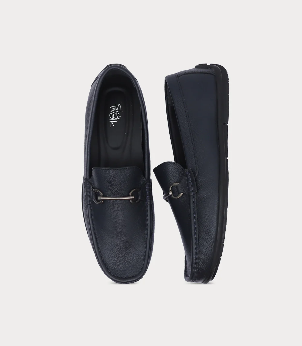 Men Moccasin-NAVY - Image 4