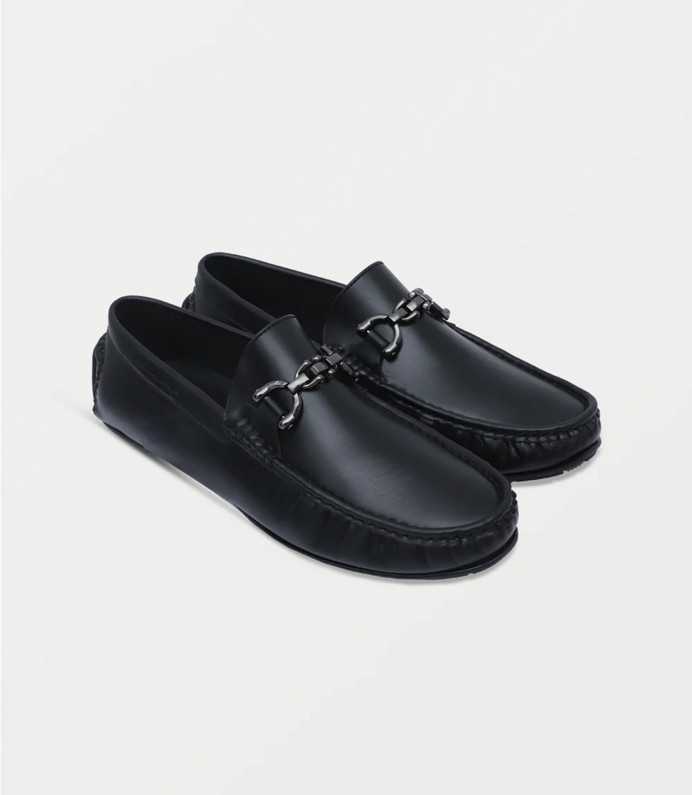 Men Moccasin-BLACK - Image 2