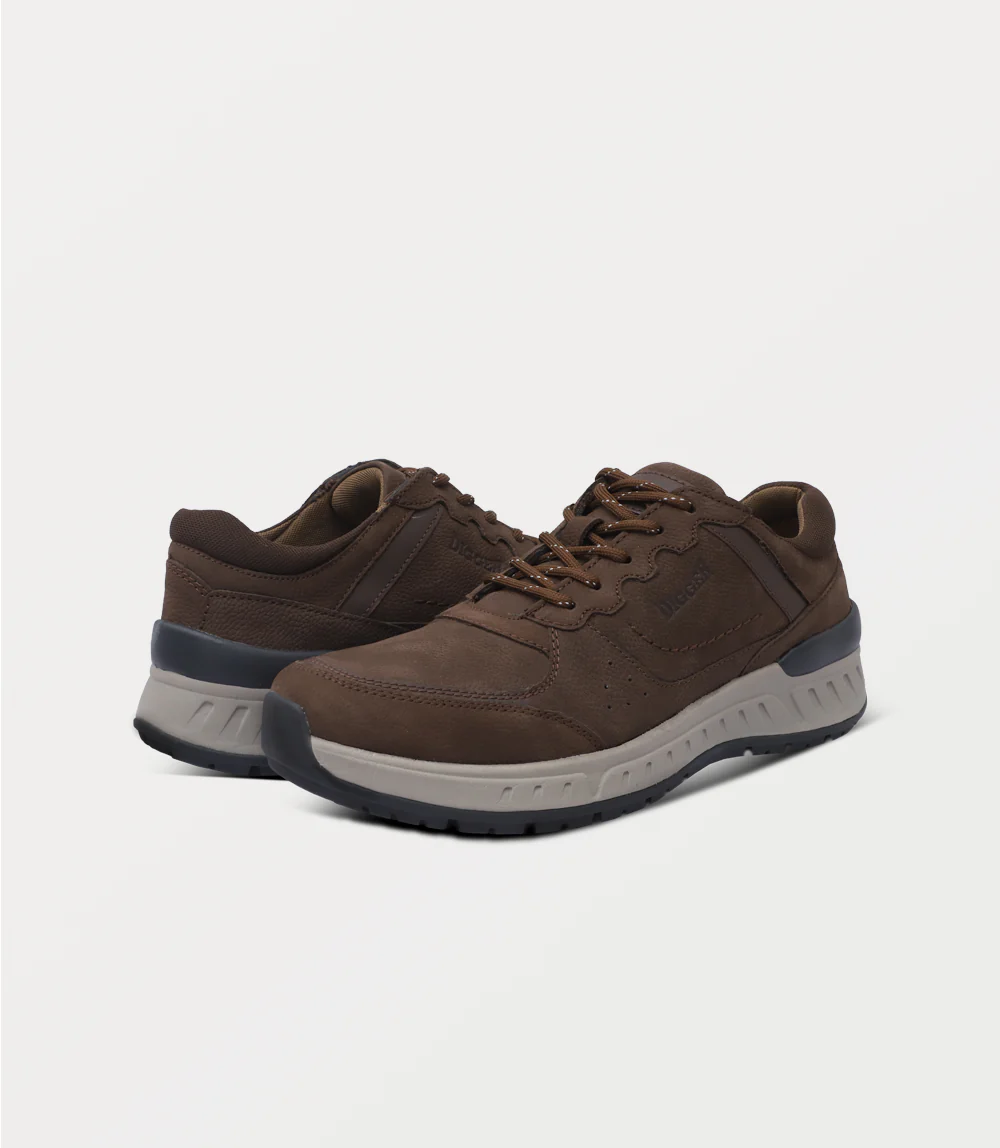 Men Sneakers-DARK BROWN - Image 3
