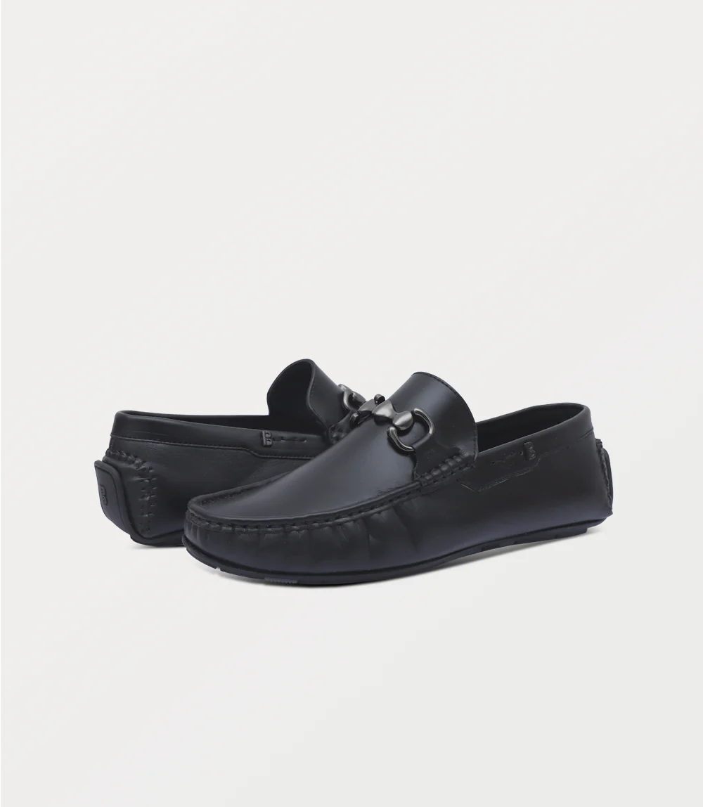 Men Moccasin-BLACK - Image 3