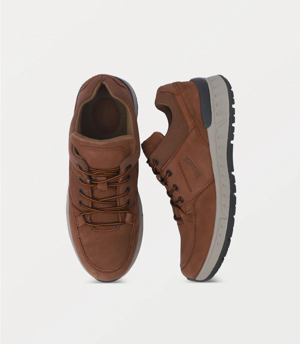 Men Sneakers-BROWN - Image 4
