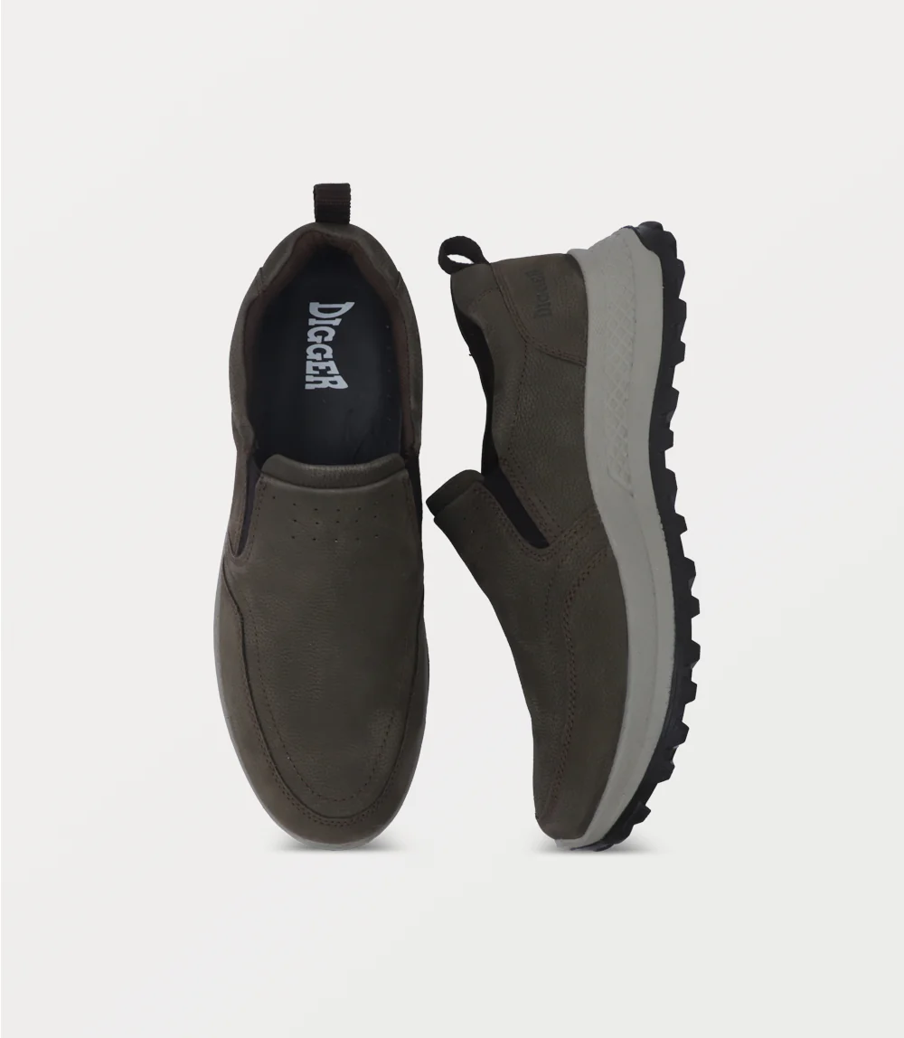 Men Sneakers-OLIVE - Image 4