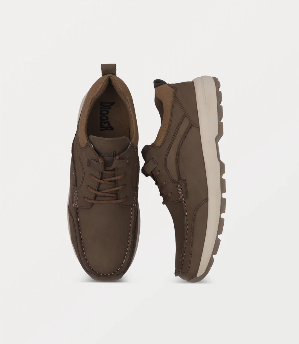 Men Sneakers-BROWN - Image 4