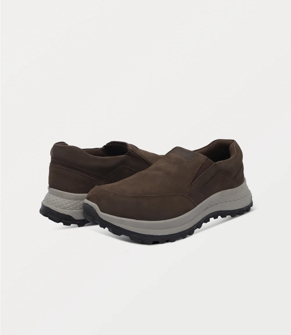 Men Sneakers-DARK BROWN - Image 3