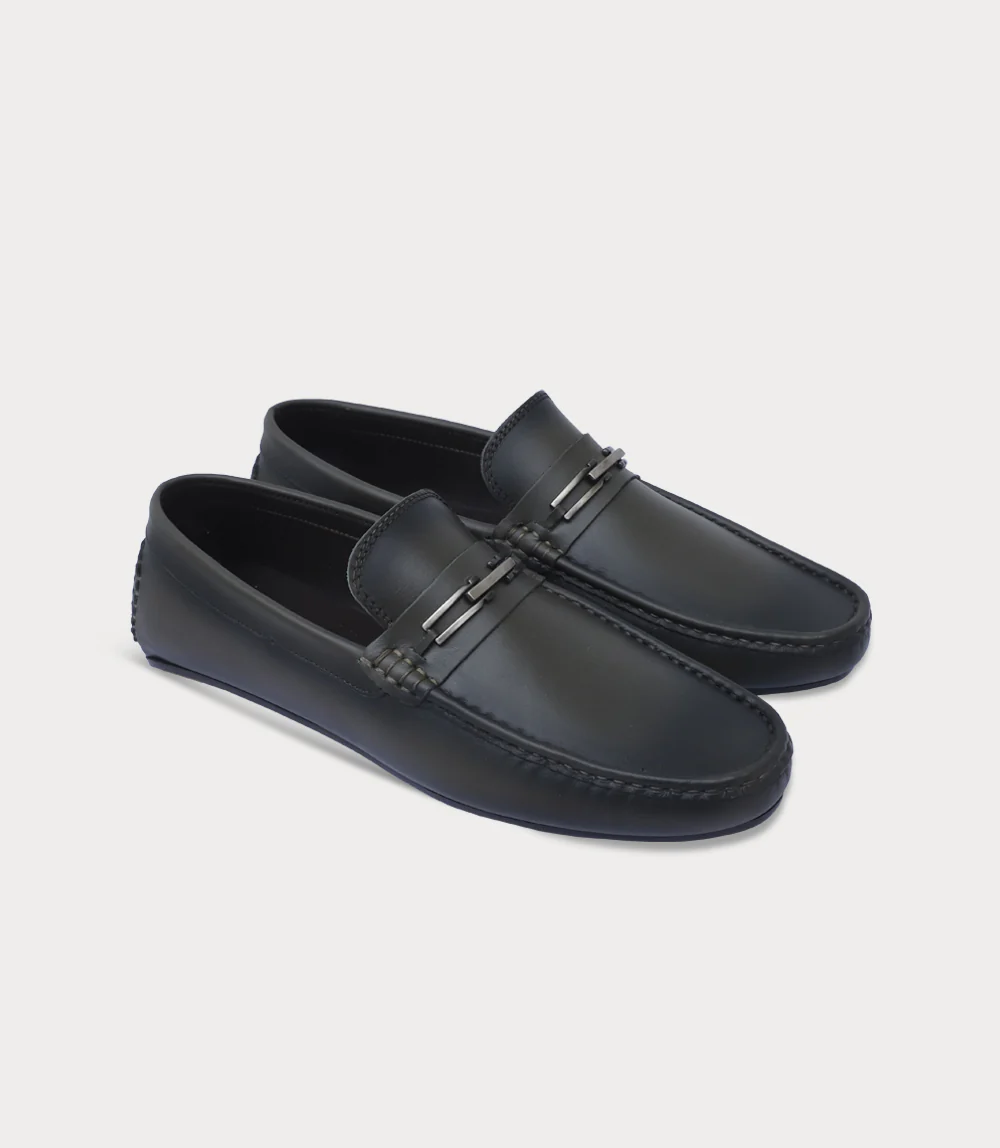 Men Moccasin-OLIVE - Image 2