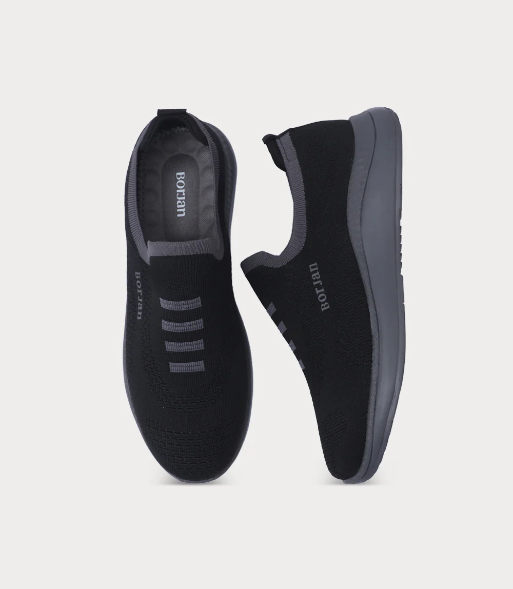 Men Sneakers-BLACK - Image 4