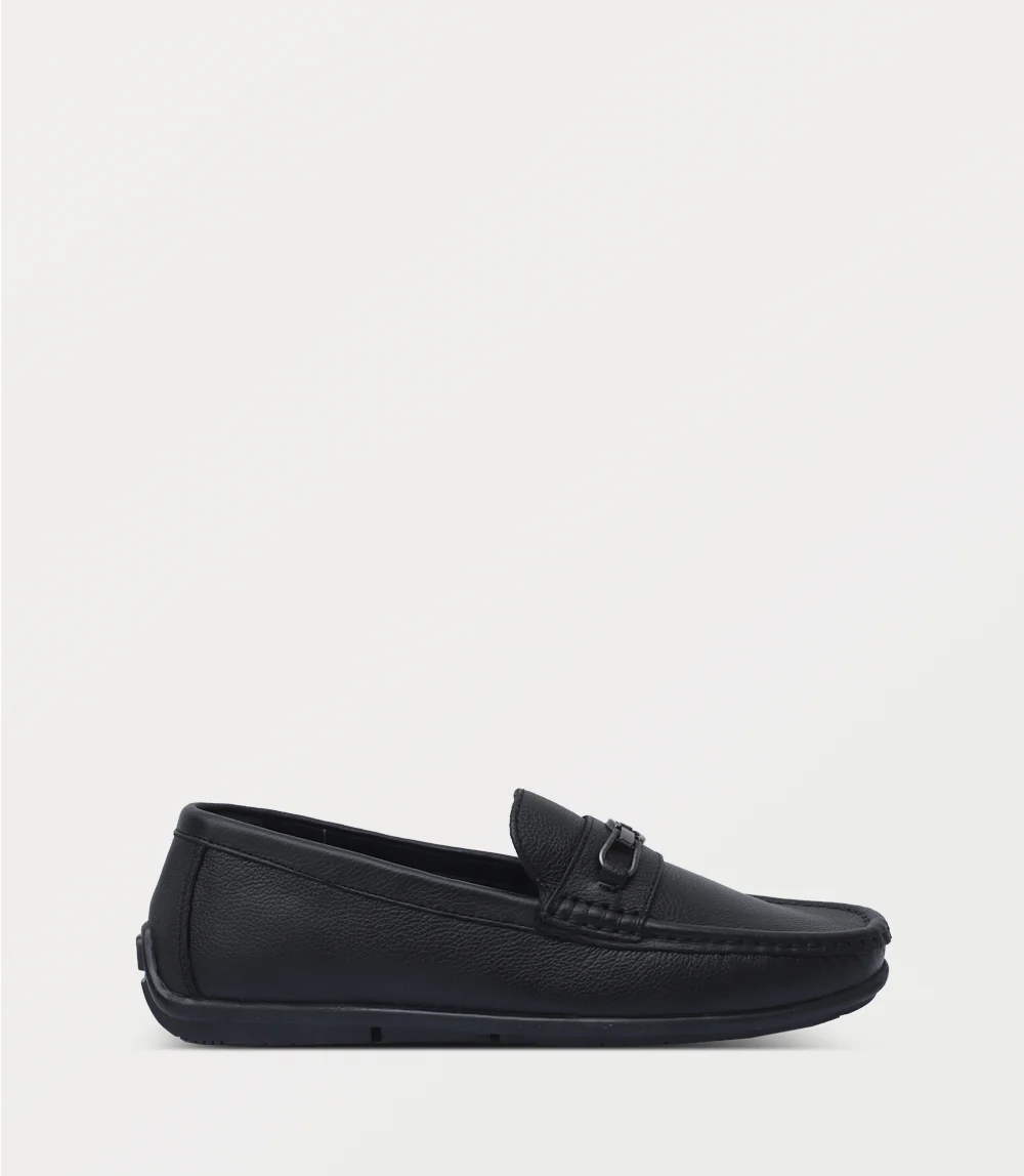Men Moccasin-BLACK