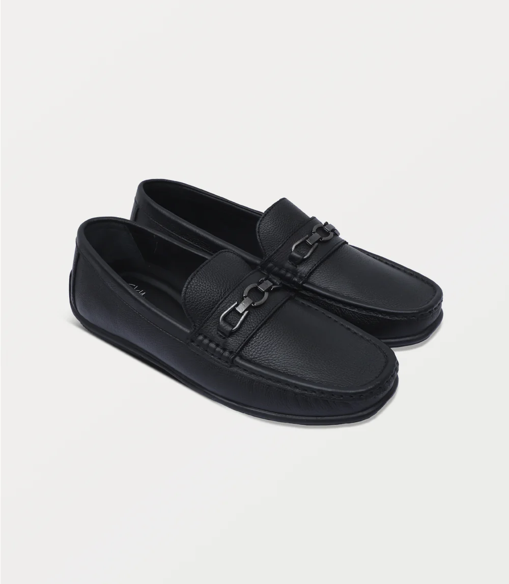 Men Moccasin-BLACK - Image 2