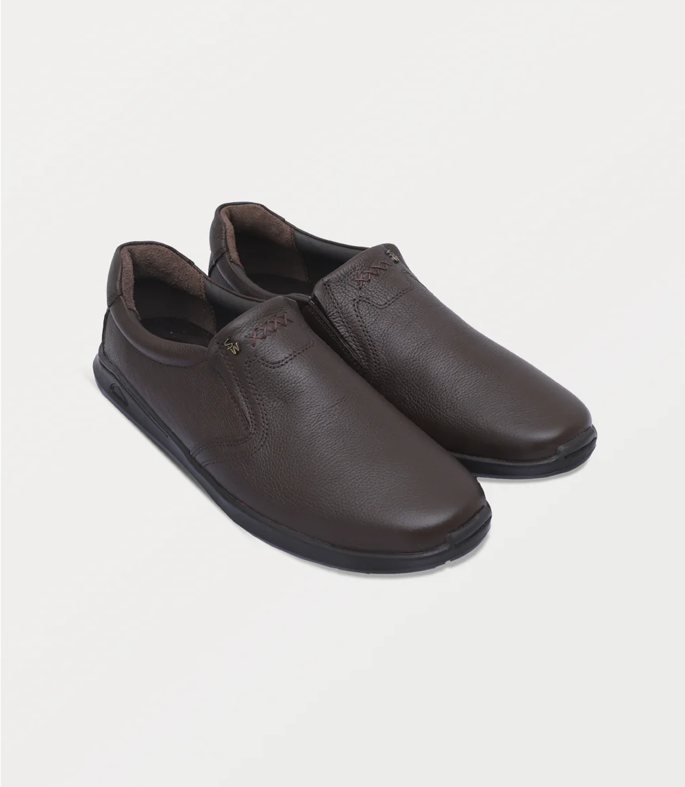 Men Slip On-BROWN - Image 2