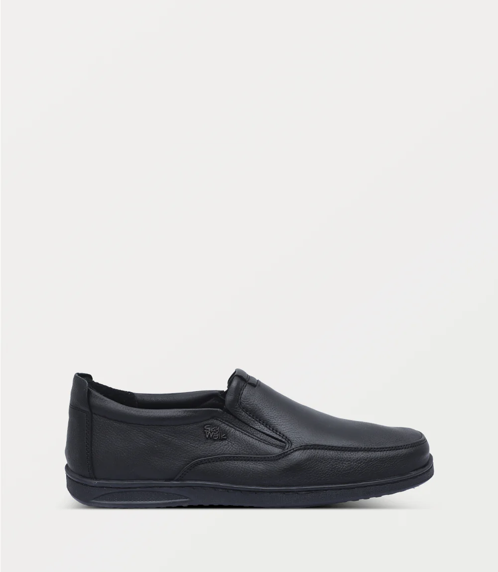 Men Slip On-BLACK