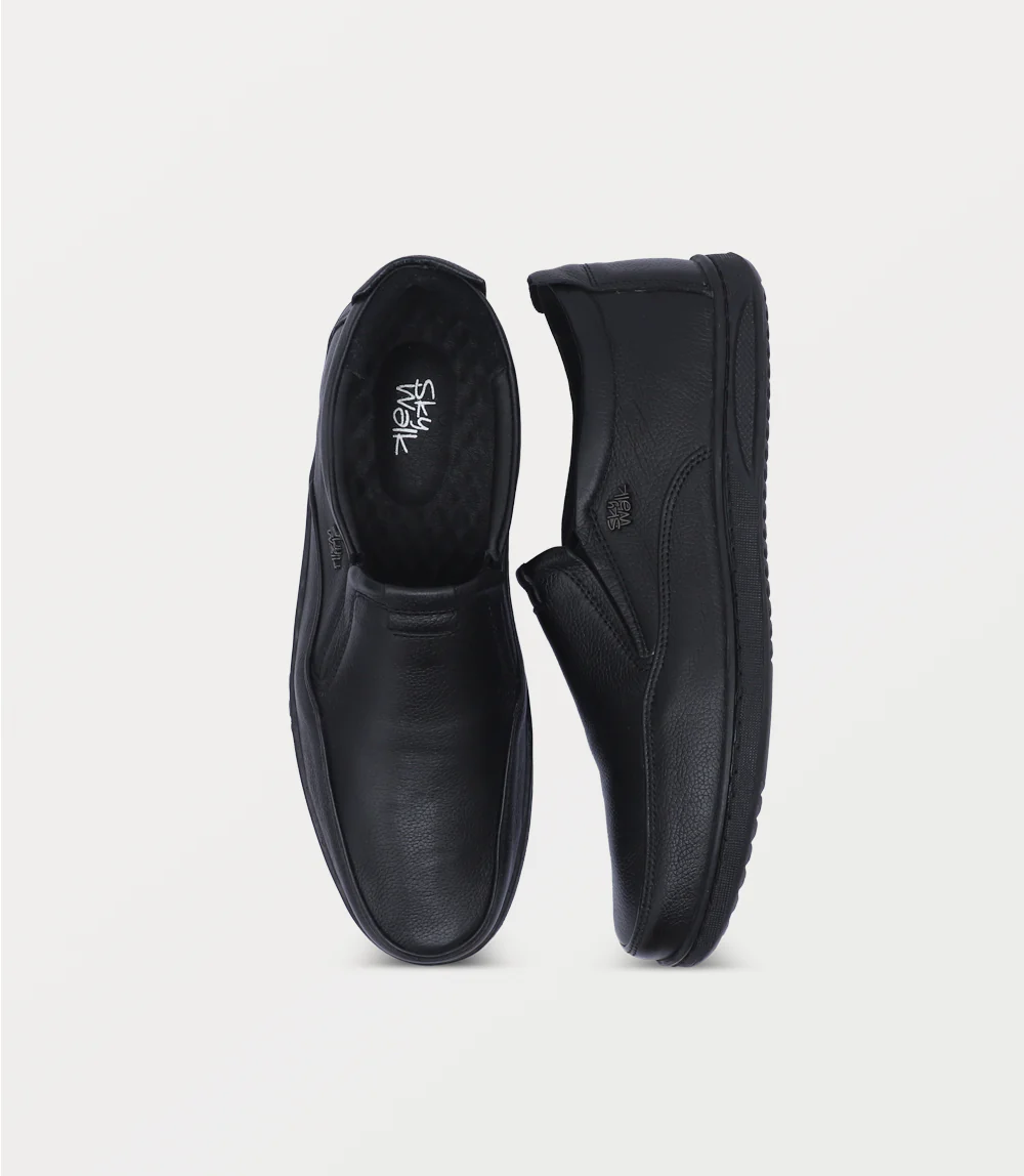 Men Slip On-BLACK - Image 4