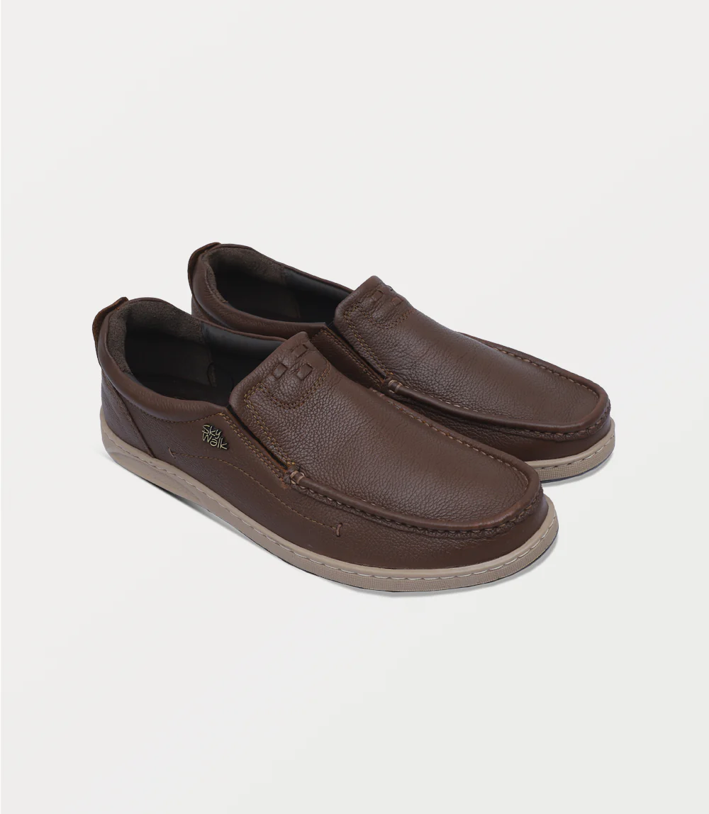 Men Slip On-BROWN - Image 2