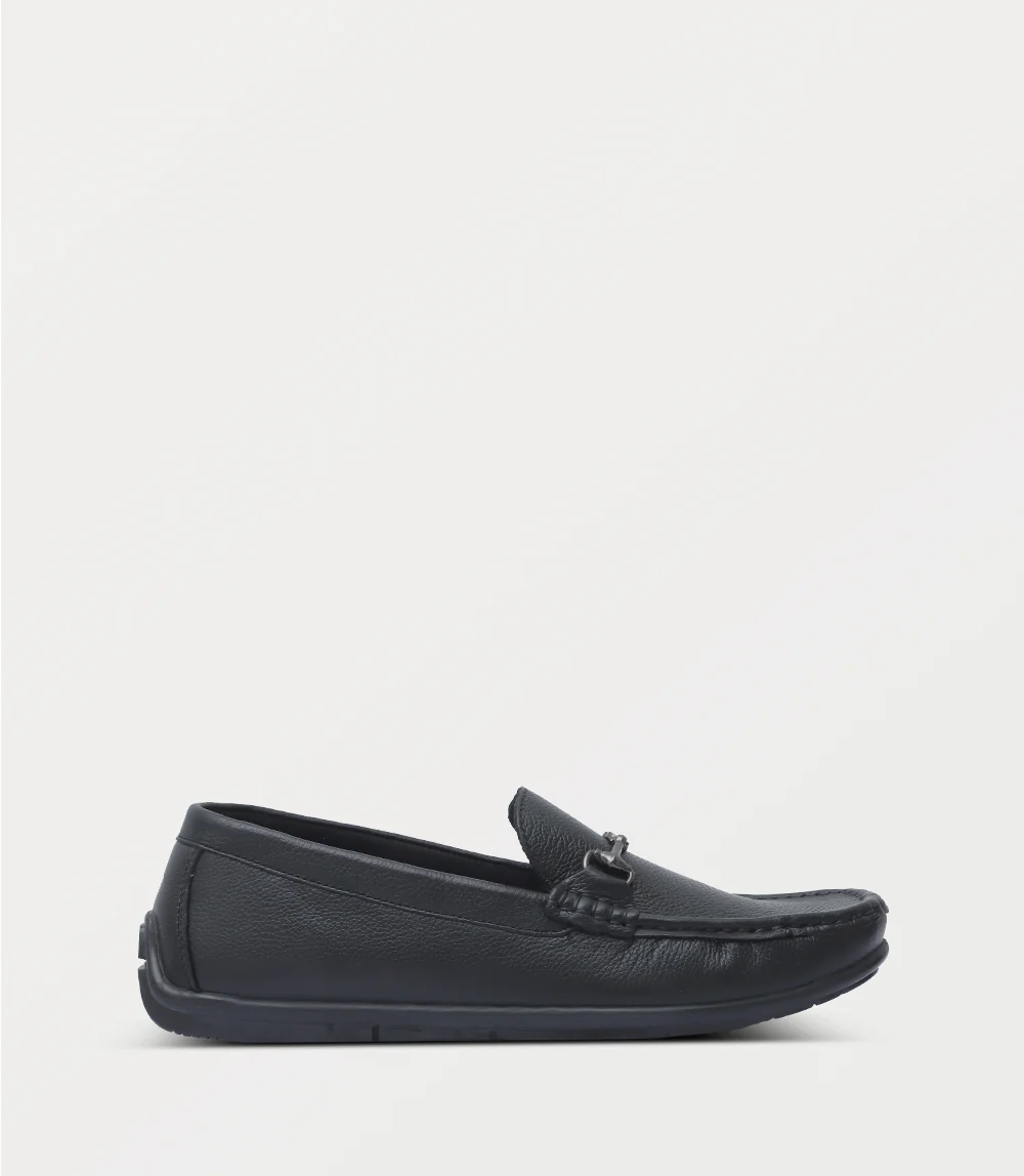 Men Moccasin-BLACK
