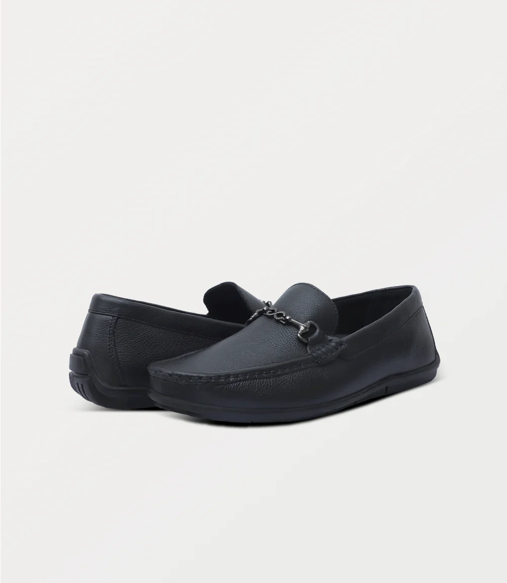 Men Moccasin-BLACK - Image 3