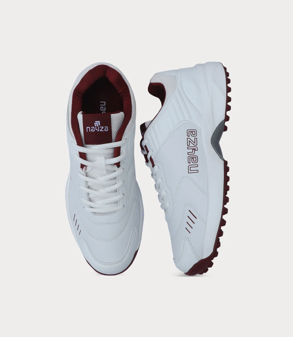 Men Cricket Shoes-WINE RED - Image 4