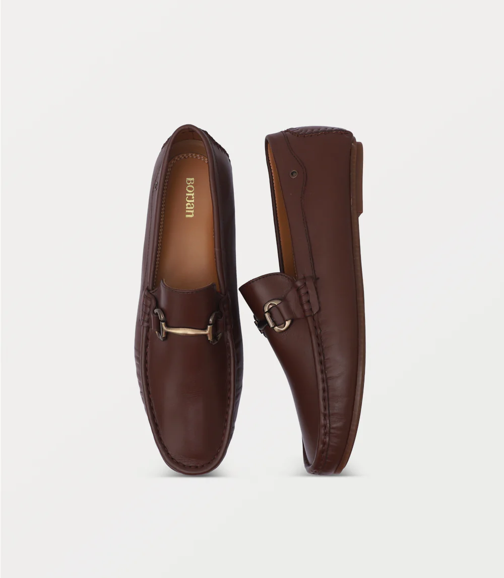 Men Moccasin-BURGANDY - Image 4