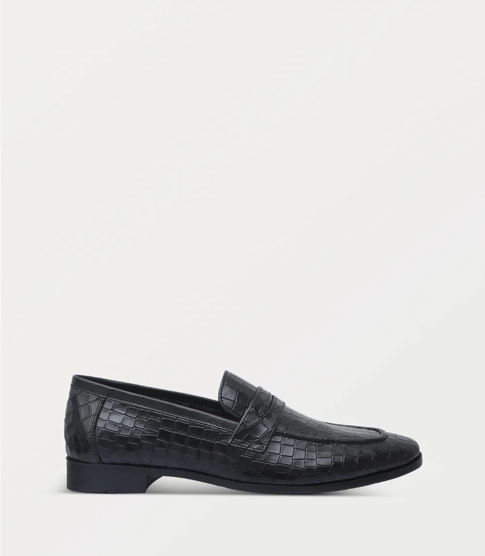 Men Slip On-BLACK