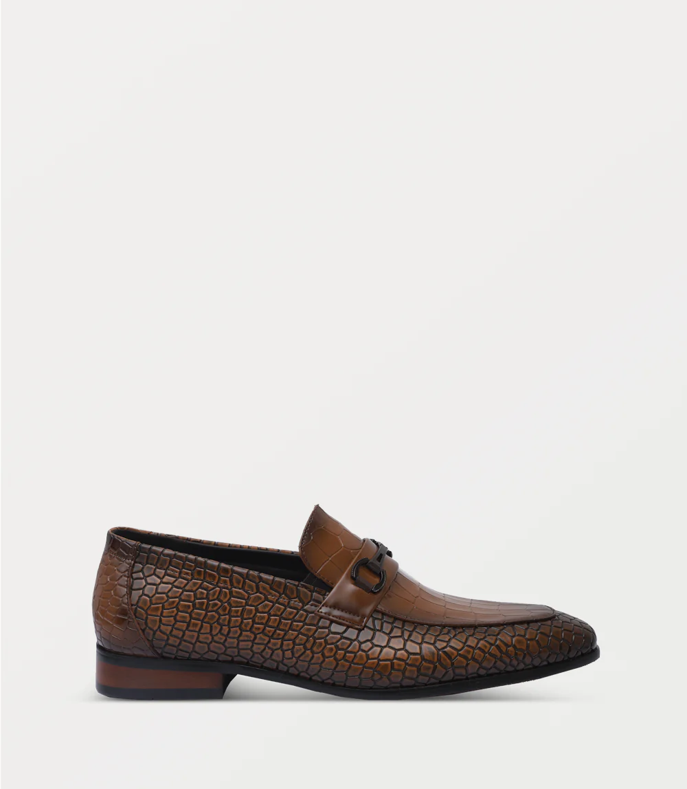 Men Slip On-BROWN