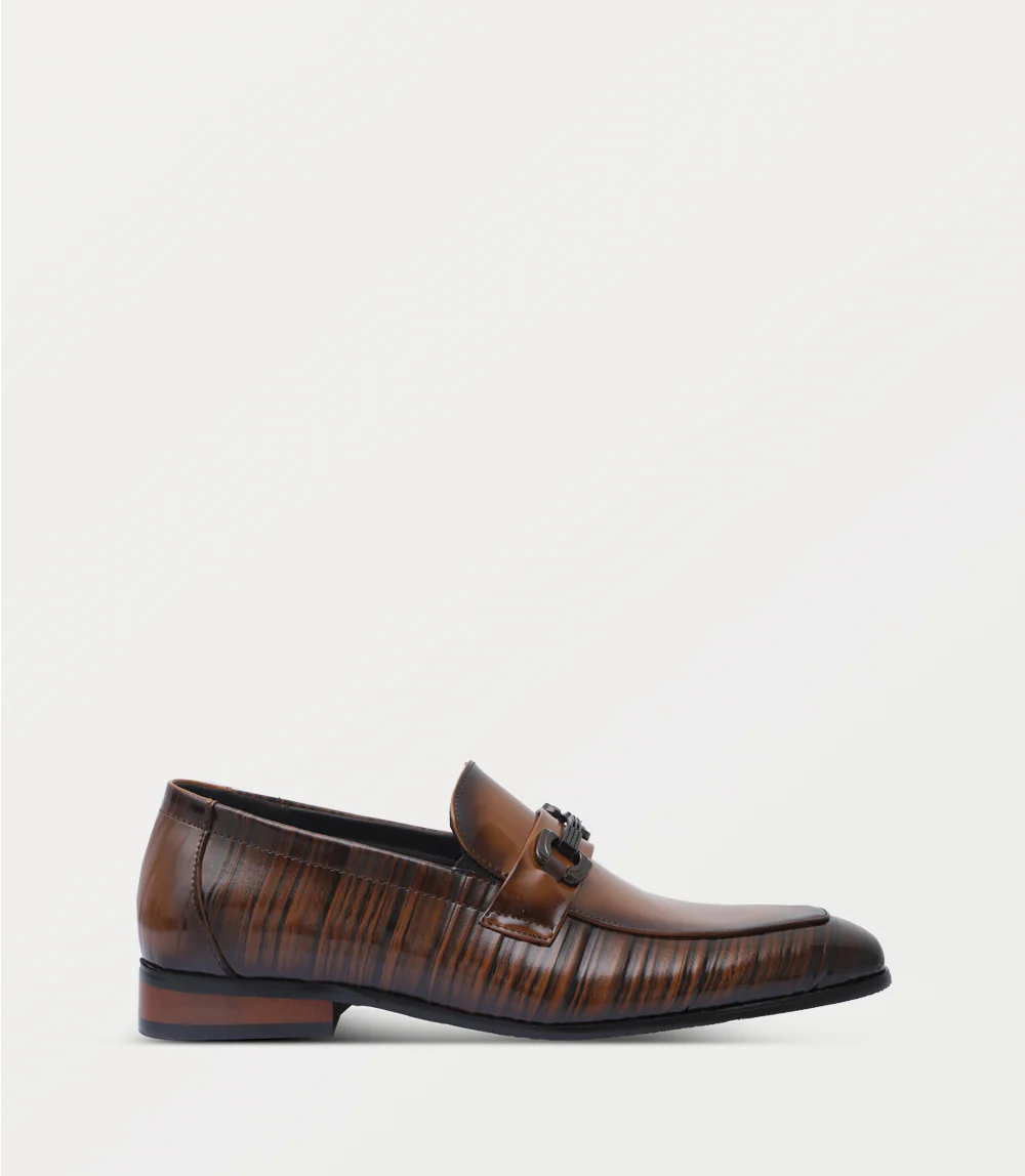 Men Slip On-BROWN