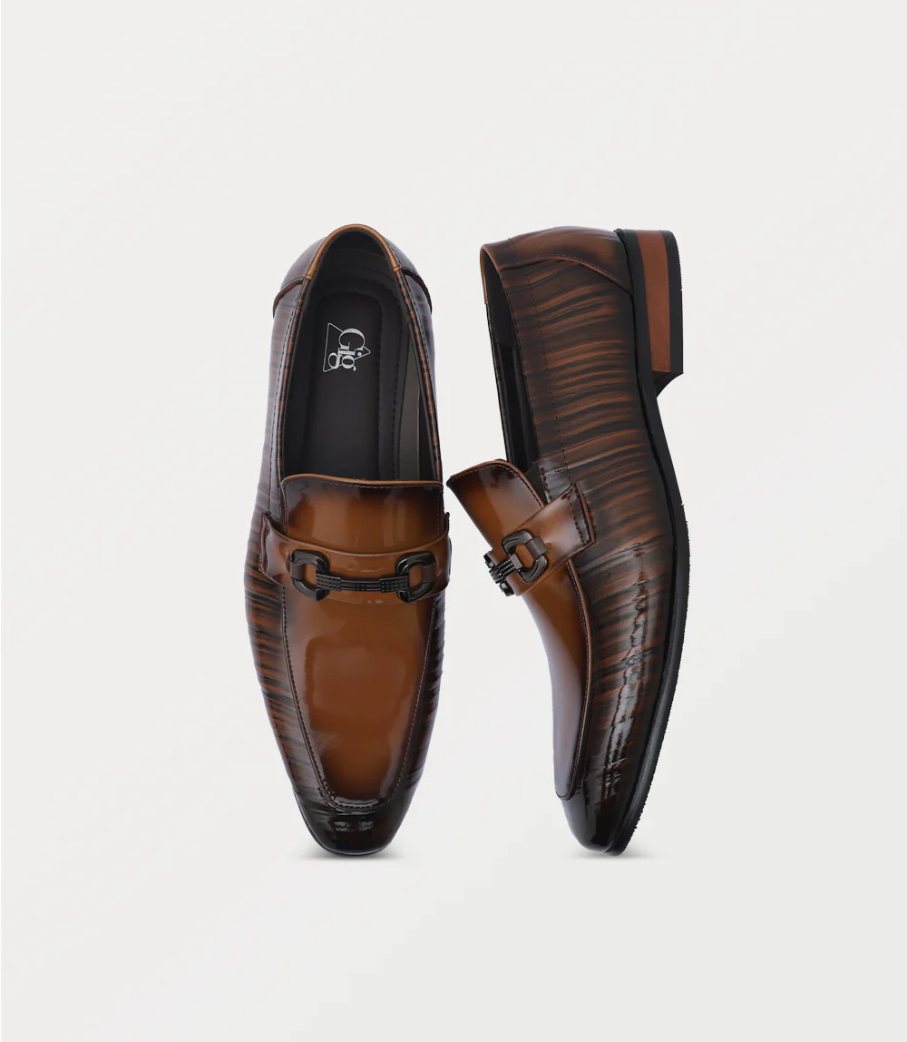 Men Slip On-BROWN - Image 4