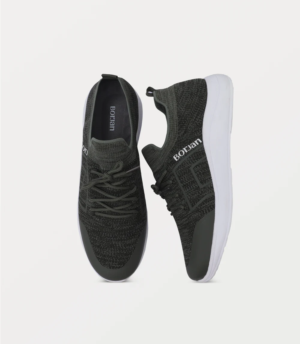 Men Sneakers-GREEN - Image 4