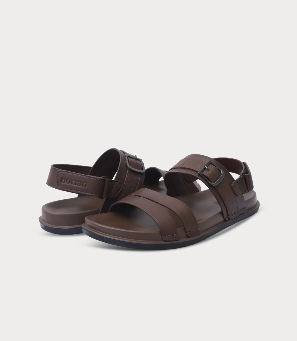 Men Sandal-BROWN - Image 3