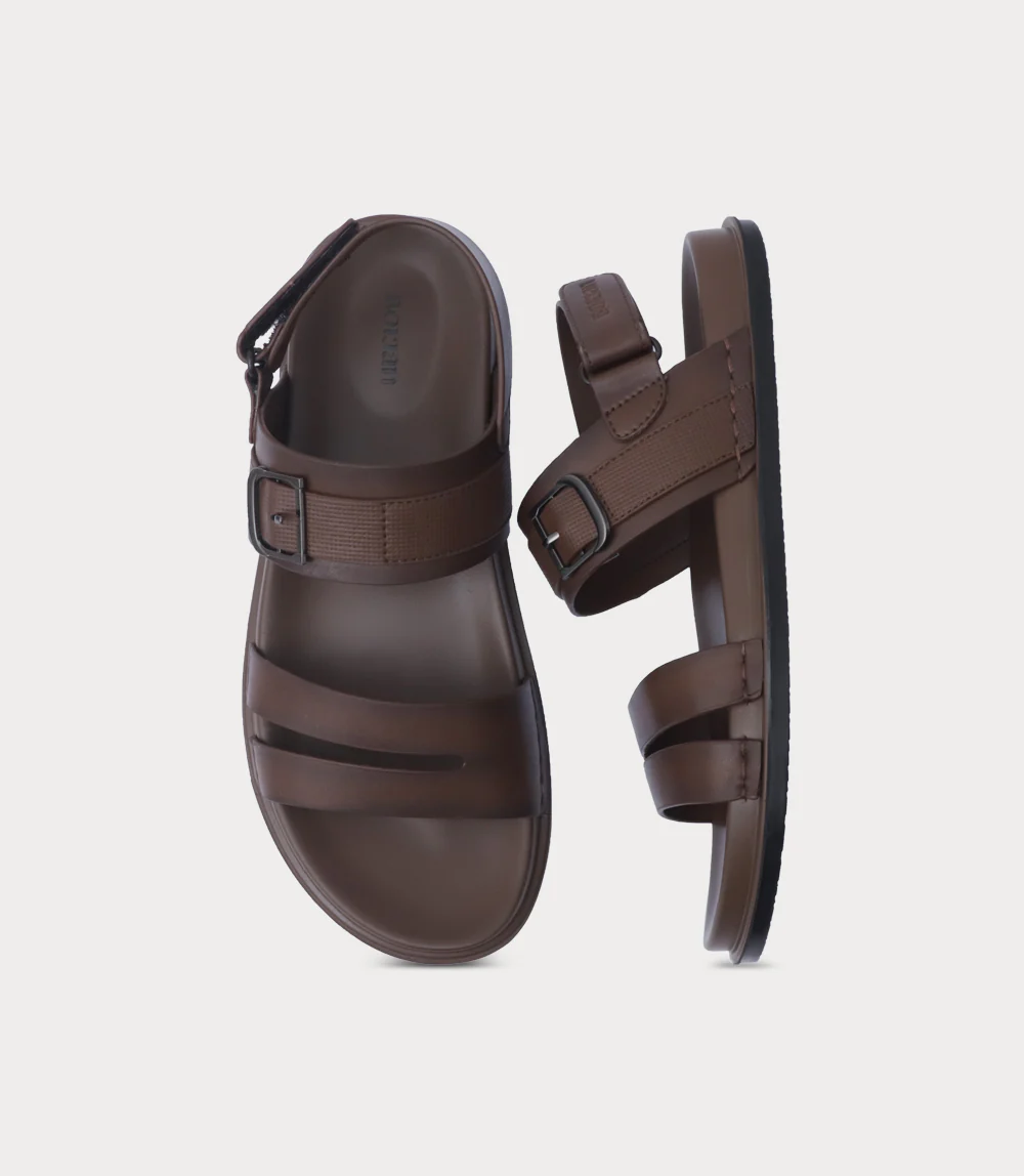 Men Sandal-BROWN - Image 4