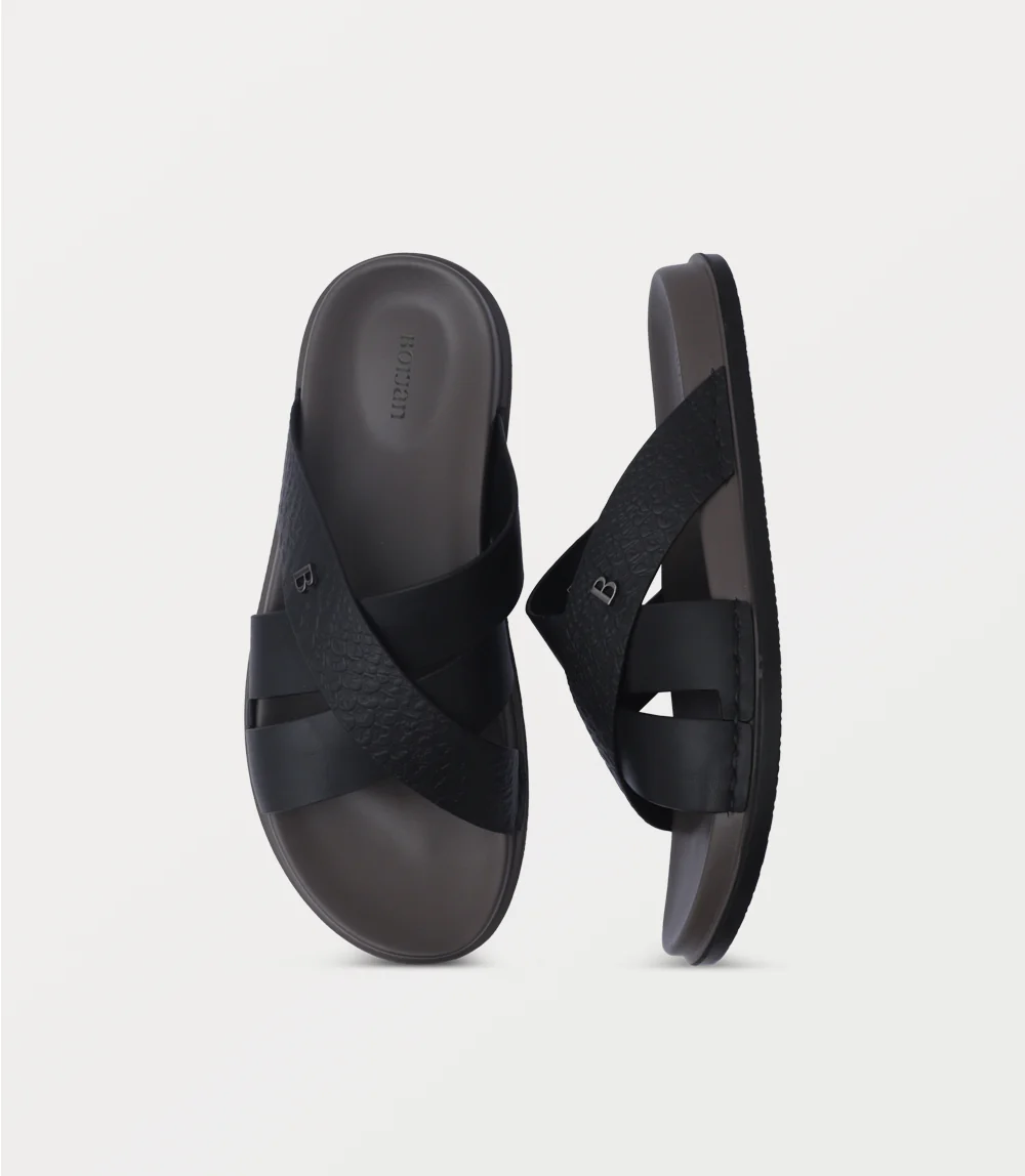 Men Slipper-BLACK - Image 4