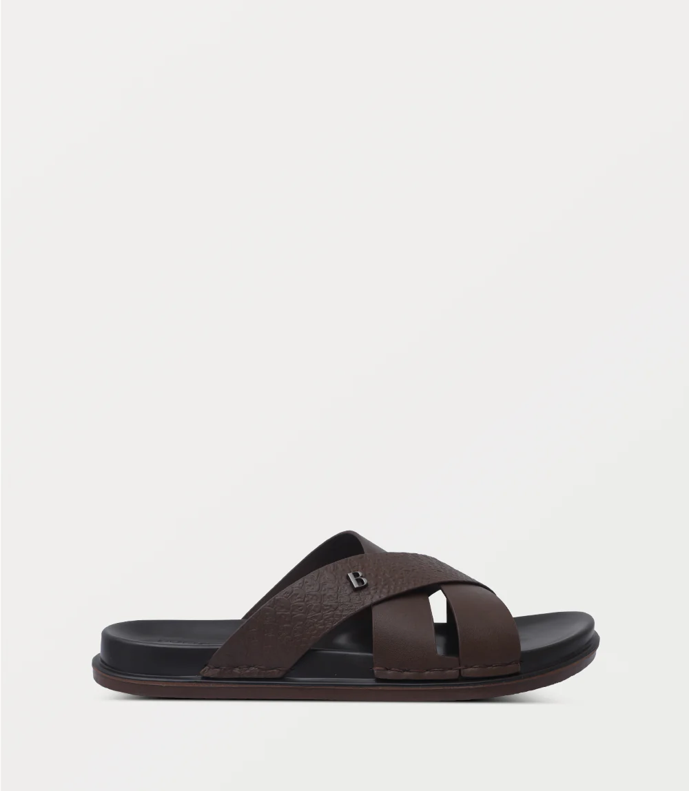 Men Slipper-BROWN