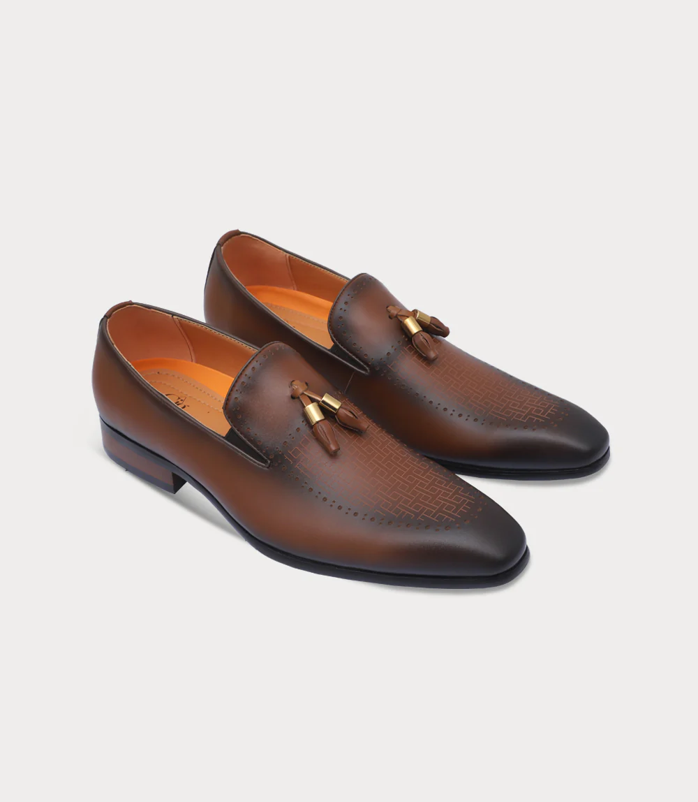 Men Slip On-BROWN - Image 2