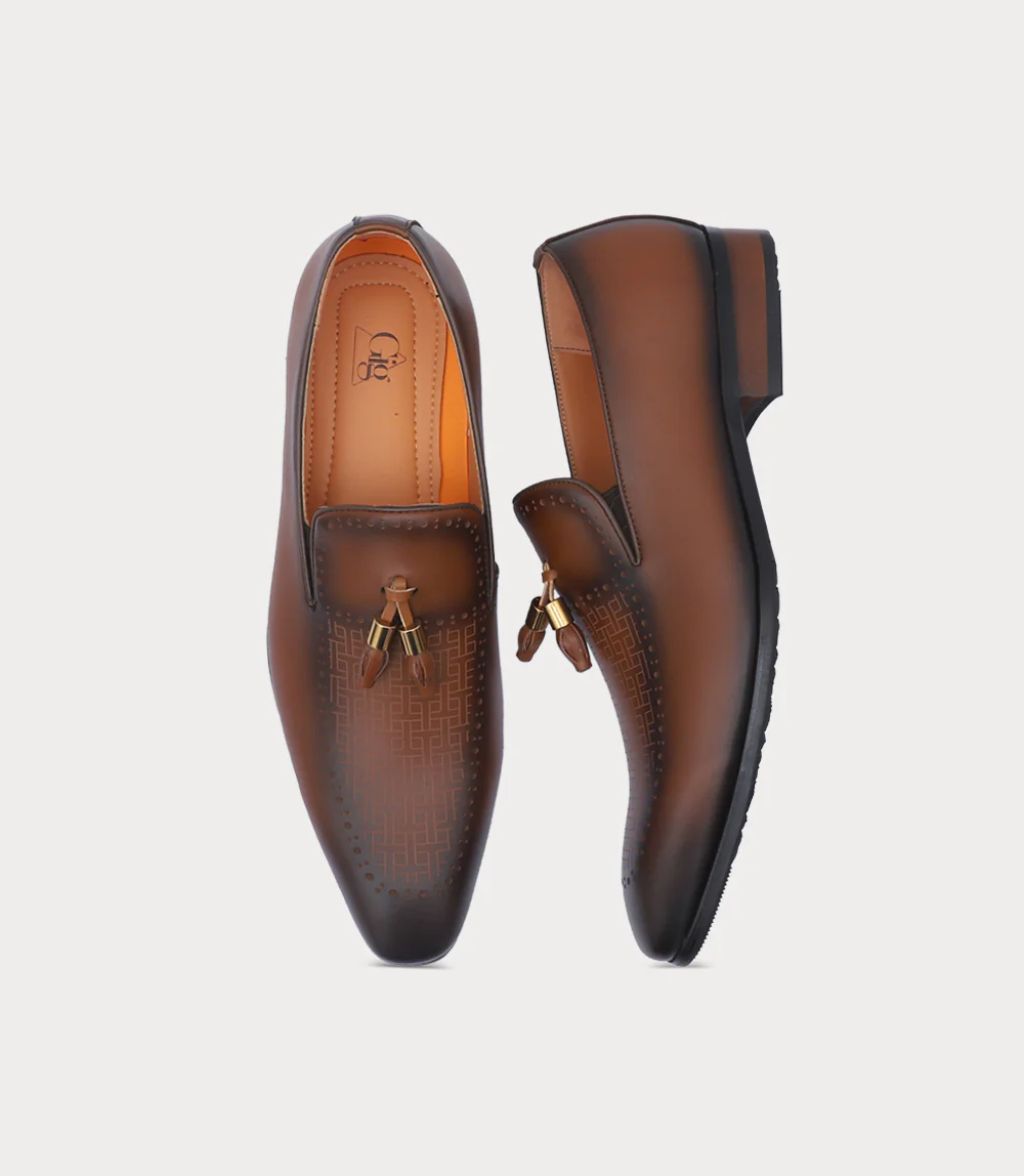 Men Slip On-BROWN - Image 4