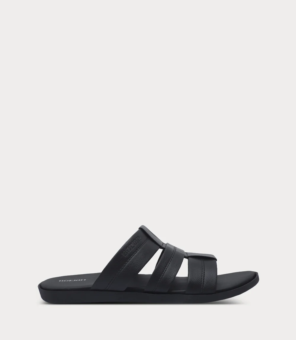 Men Slipper-BLACK