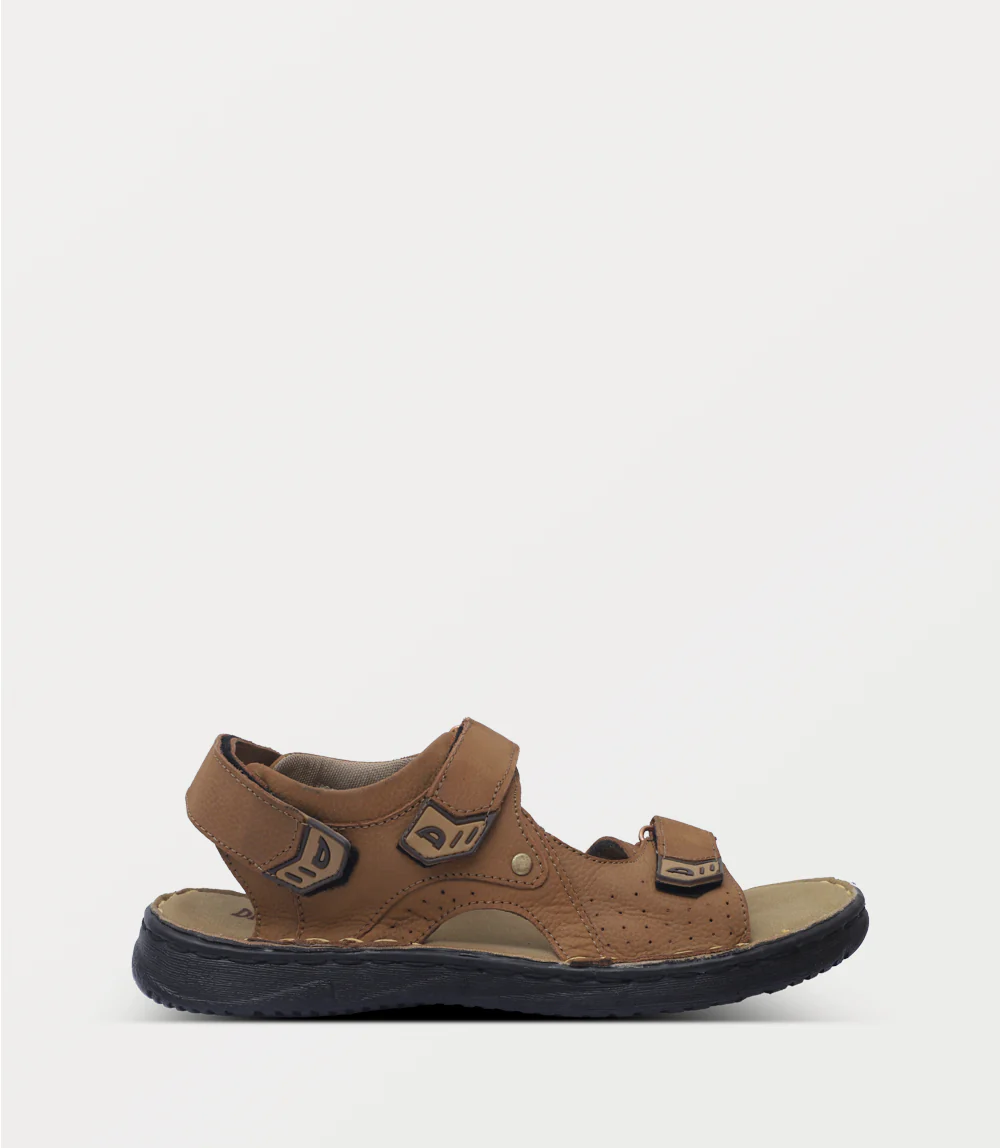 Men Sandal-BROWN