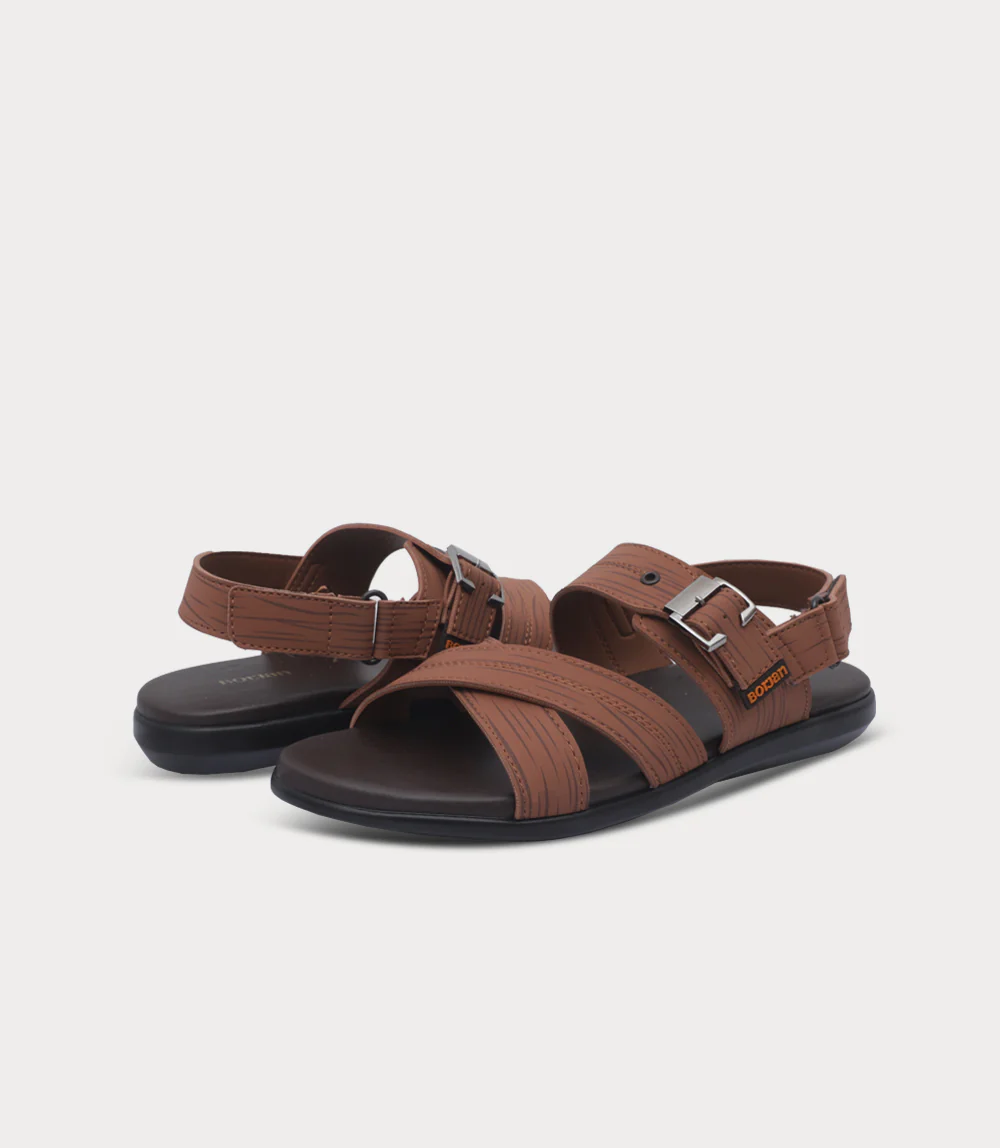 Men Sandal-BROWN - Image 3