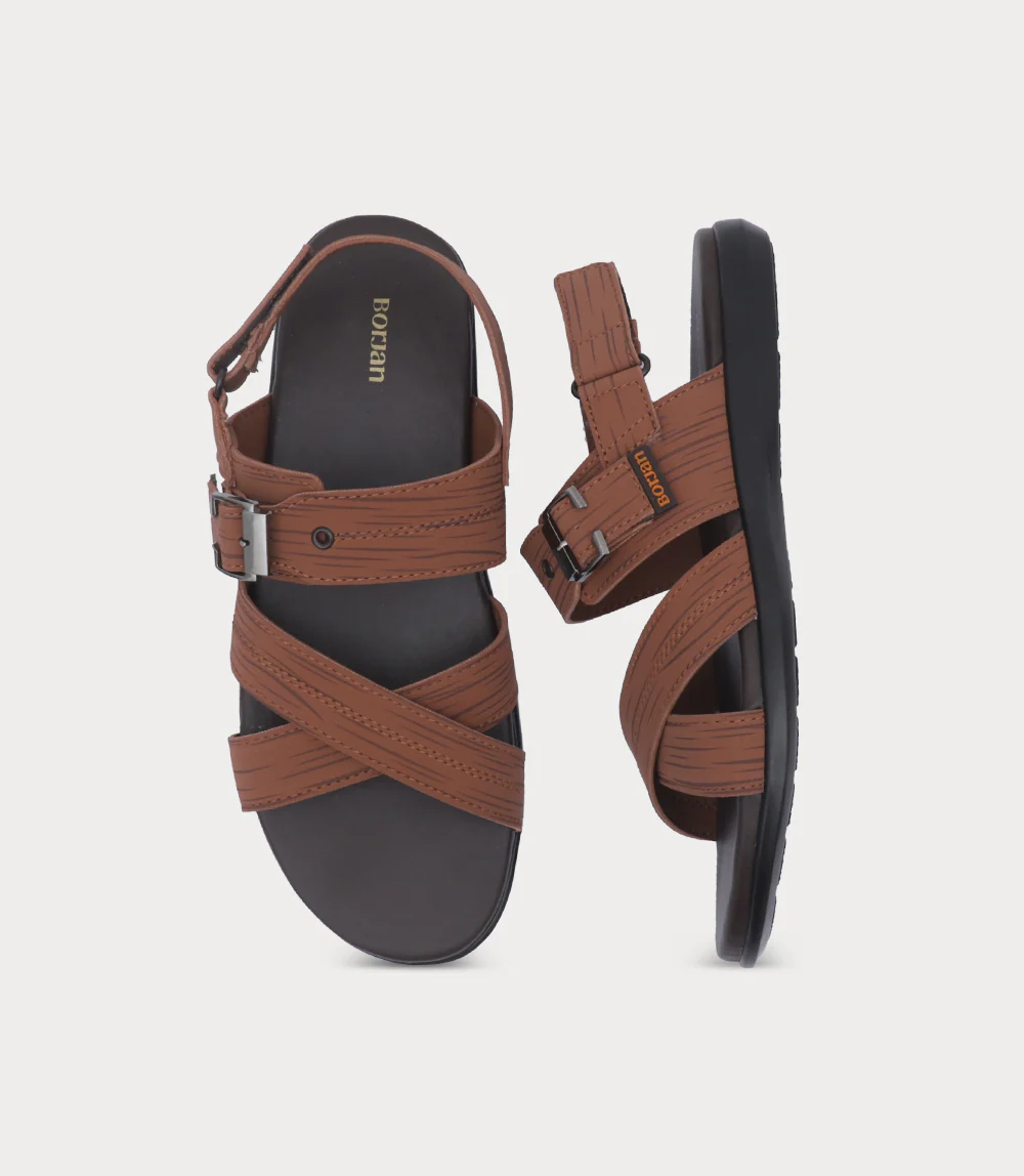 Men Sandal-BROWN - Image 4