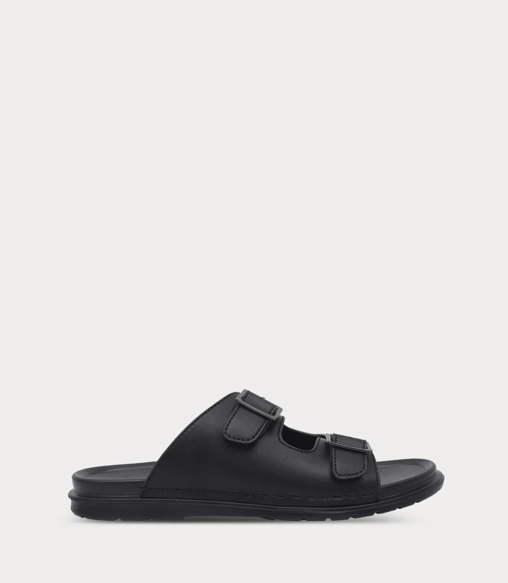 Men Slipper-BLACK
