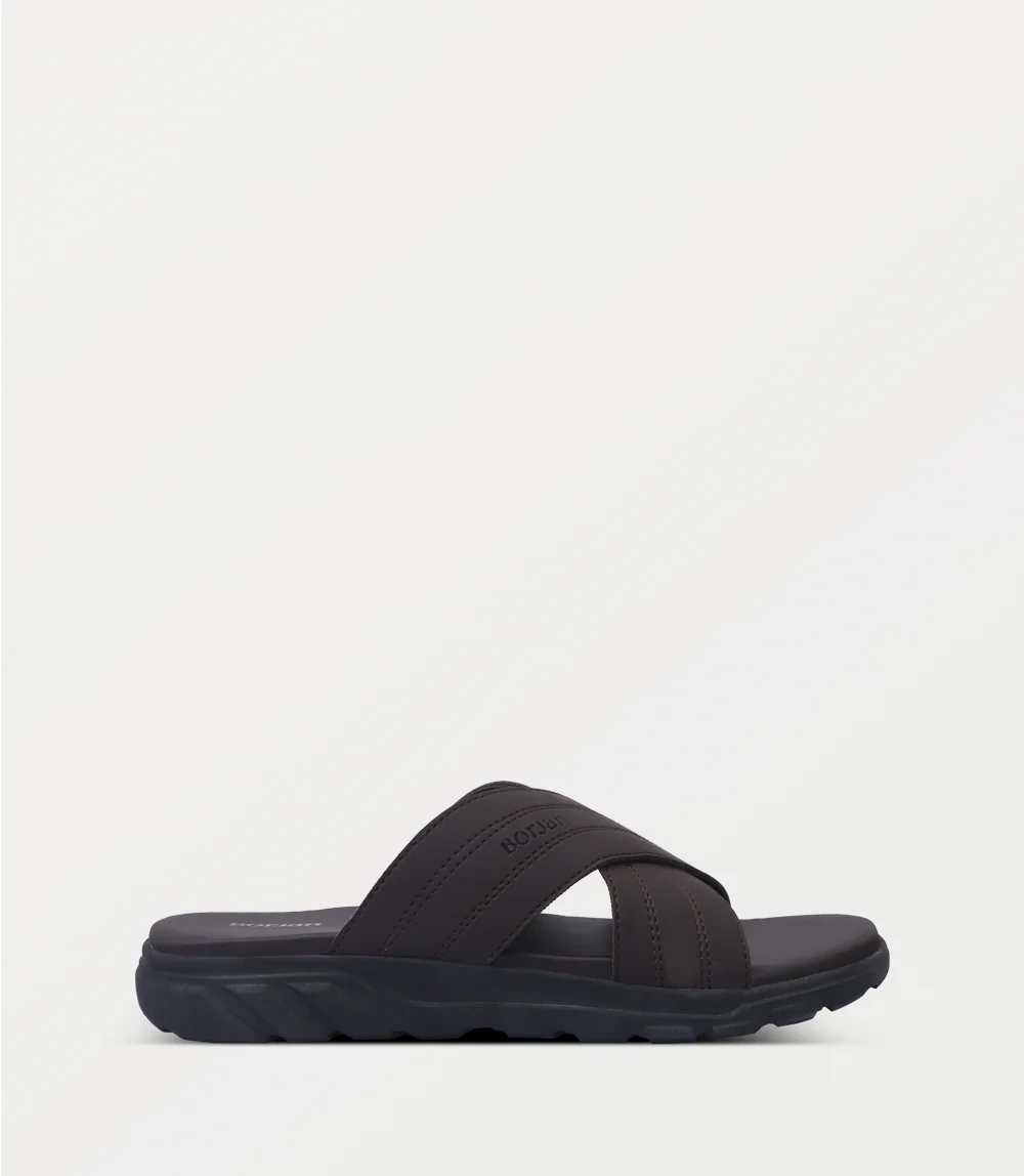 Men Slipper-BROWN