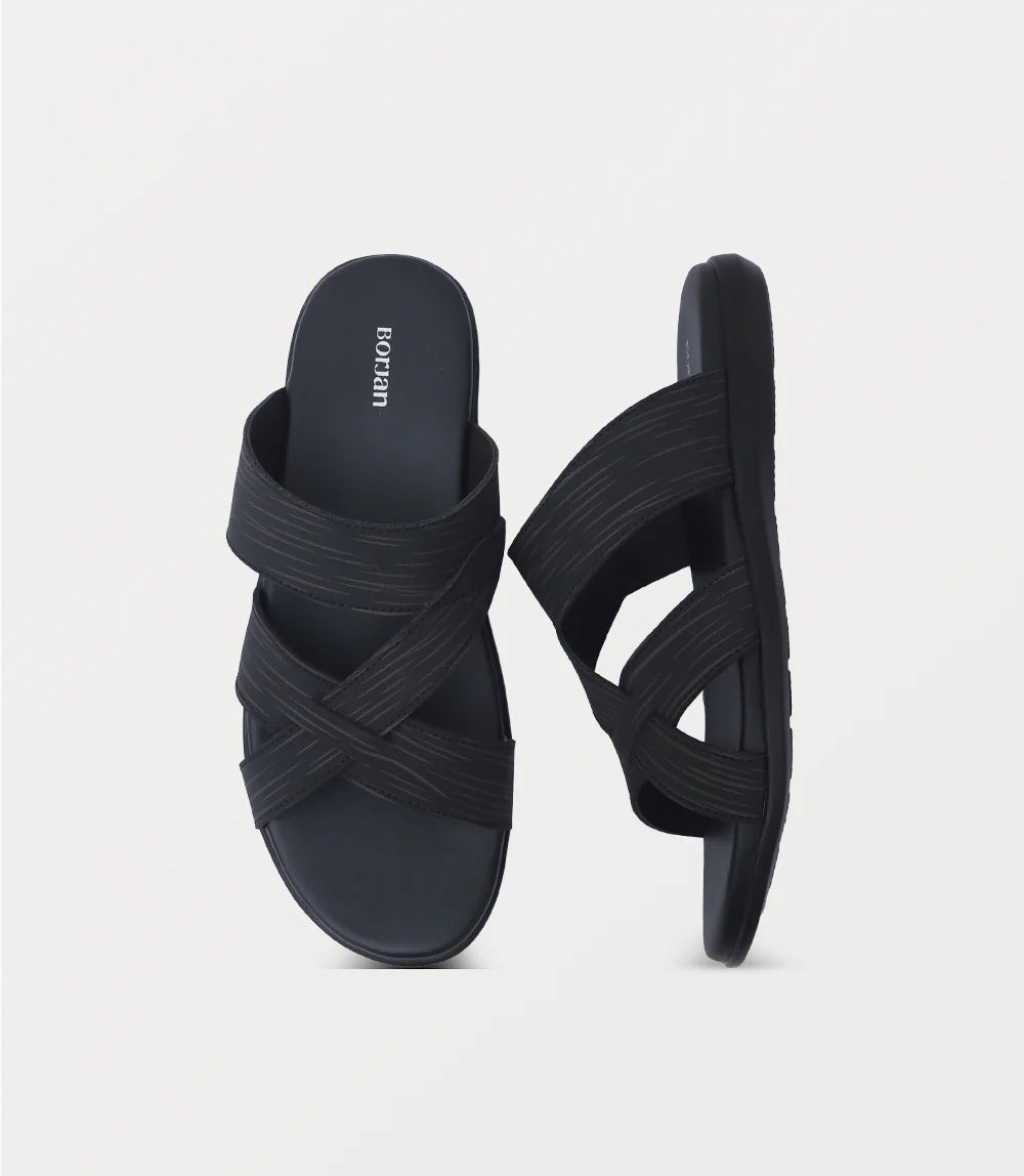Men Slipper-BLACK - Image 4